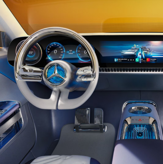 奔驰CLA级概念车全球首发，内建MiniLED仪表屏