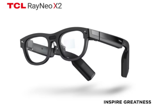 TCL发布AR眼镜RayNeo X2，搭载全彩Micro LED显示屏