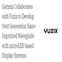 佳明MicroLED智能手表新进度，已与Vuzix签订开发合同